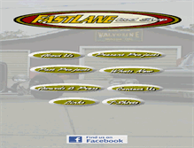 Tablet Screenshot of fastlanerodshop.com